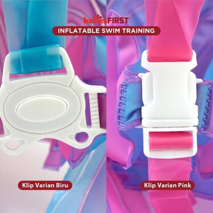 BabiesFIRST Inflatable Swim Training Pelampung Renang Pink Babies