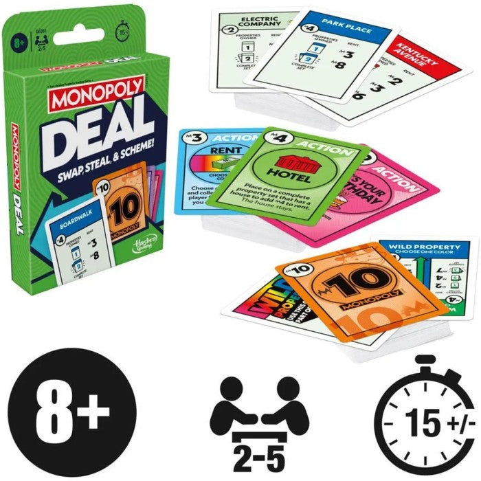 Hasbro Games G0351 Monopoly Deal Refresh Card Board Game