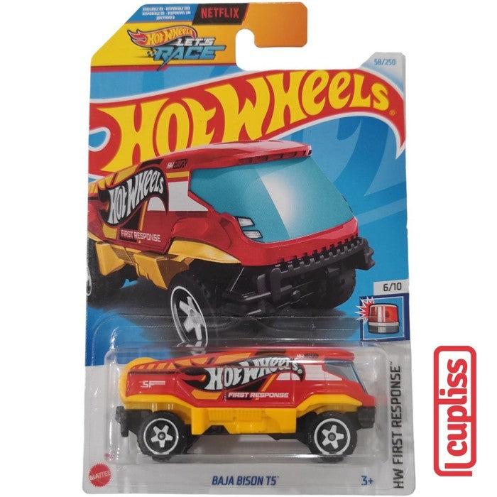 Hot Wheels HW Basic HTD29 Baja Bison T5 Lets Race Netflix Mattel Hotwheels