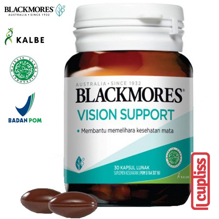 BLACKMORES Multivitamin Vision Support Eye Health - 30 caps BPOM Kalbe