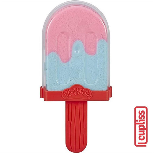 Play Doh Ice Pops n Cones Pink Biru 85 Gr Playdoh Hasbro E5332