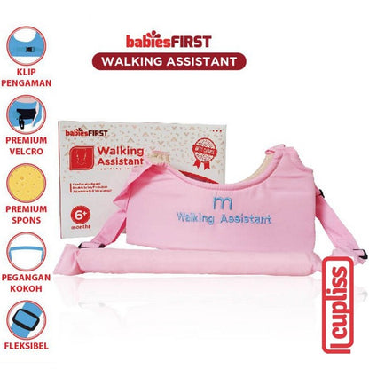 BabiesFirst Walking Assistant Pink Baby Walker