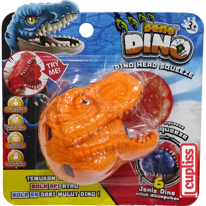 Deno Dino Head Squeeze VR419 Mainan Pencetan Anak