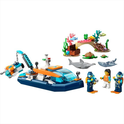 LEGO City 60377 Explorer Diving Boat