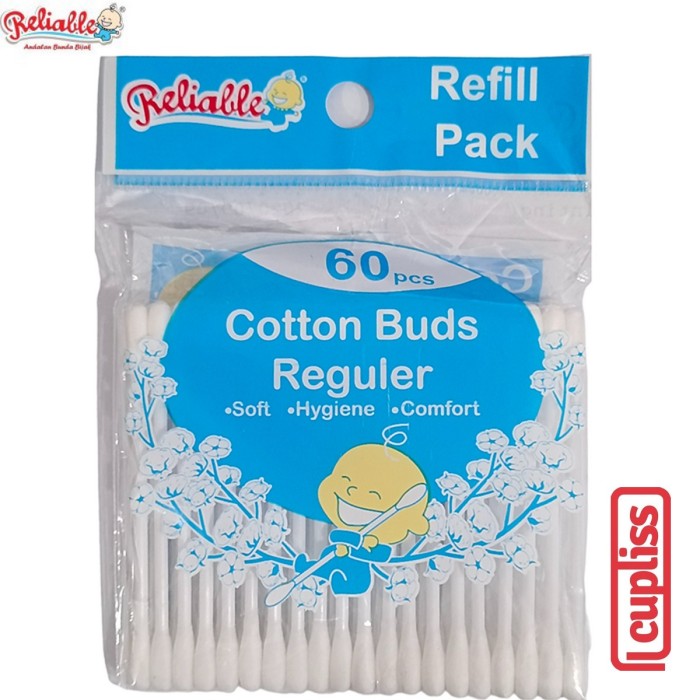 Reliable Cotton Bud Adult Korek Kuping Dewasa Reguler Ekonomis Murah