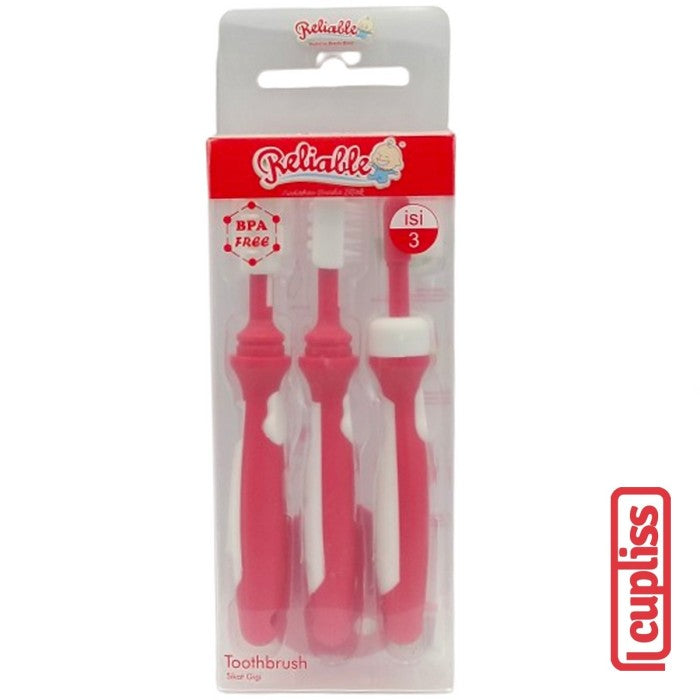 Reliable Training Toothbrush Sikat Gigi Bayi Complete 3 Step 7903