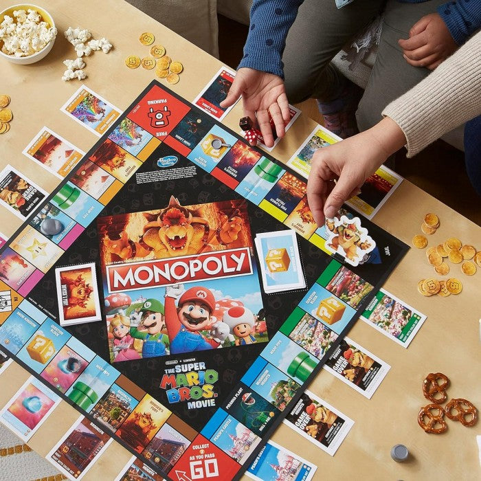 Hasbro Board Game F6818 Monopoly Super Mario Movie Permainan Papan