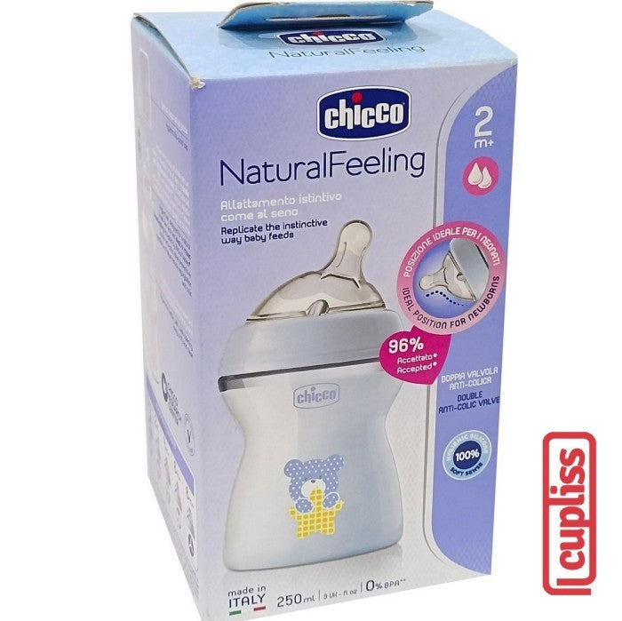 CHICCO Bottle Natural Feeling PP 2M+ 250 ml Botol Susu 250ml