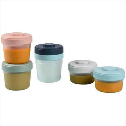 BEABA Food Meal Storage Starter Set 6 Wadah MPASI