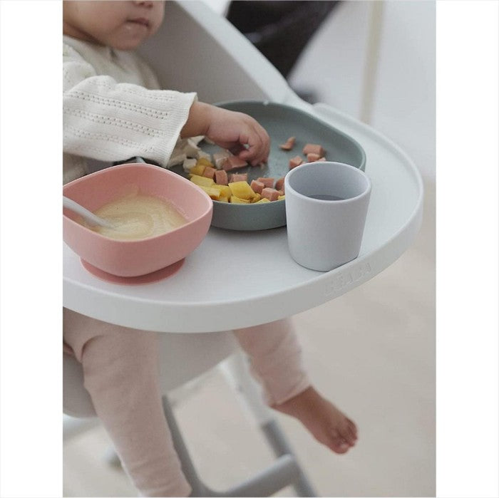 BEABA Silicone Meal Set 4 pcs 128611 Eucalyptus Alat Makan Anak