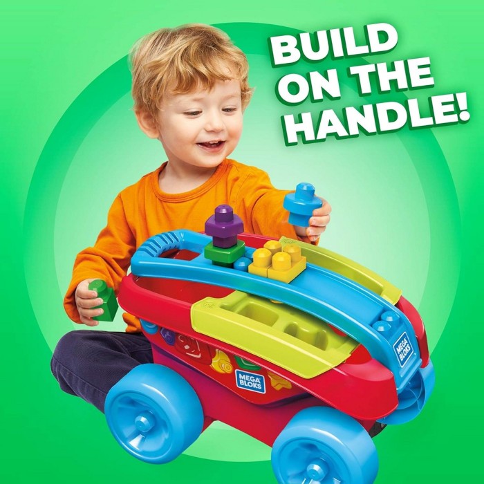 Fisher Price FVJ47 Mega Bloks Shape Sorting Wagon