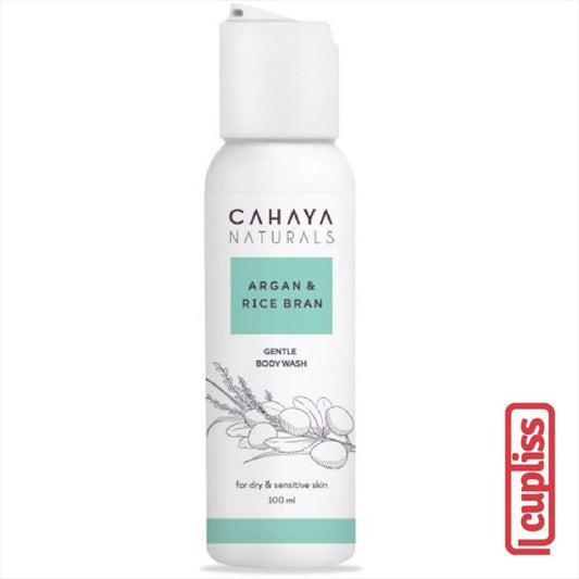 Cahaya Naturals Gentle Body Wash Argan Rice Bran 100ml 12010105