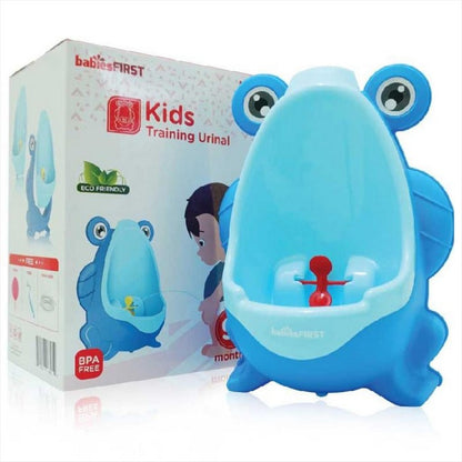 BabiesFIRST Kids Training Urinal 2in1 Blue Mini Toilet Anak Pispot