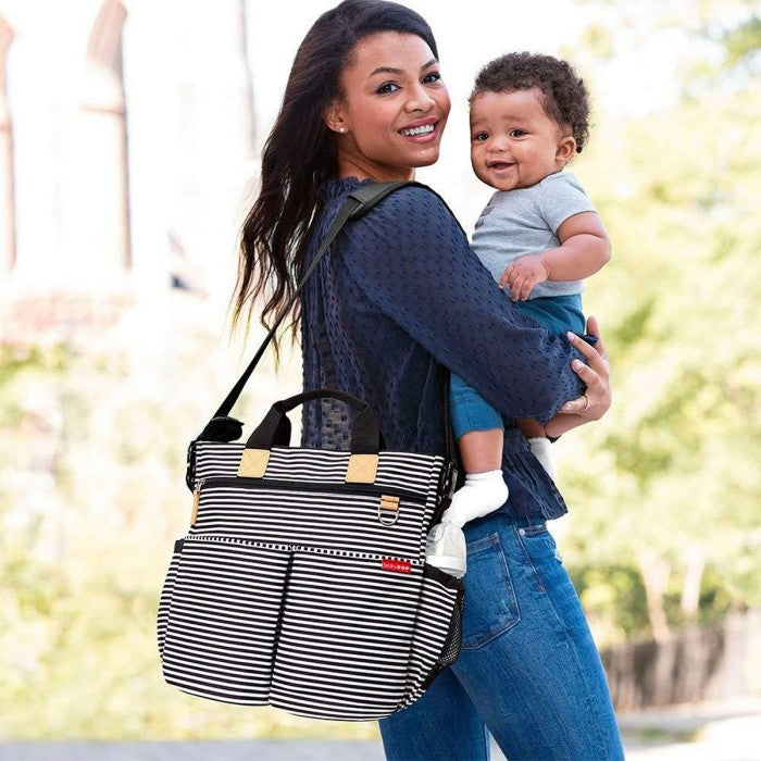 Skip Hop Duo Signature Backpack Diaper Bag 200333 Stripe Tas Popok