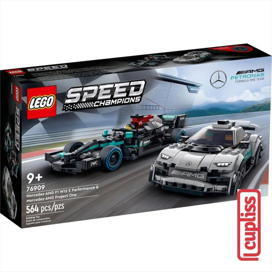 LEGO Speed Champions 76909 Mercedes AMG F1 W12 E and Project One