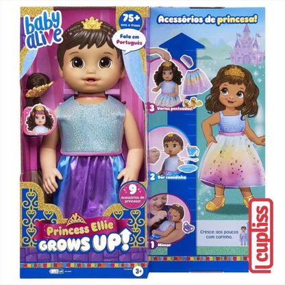 Baby Alive Princes Ellie Grows Up Boneka Tumbuh 3 in 1 Hasbro F5237