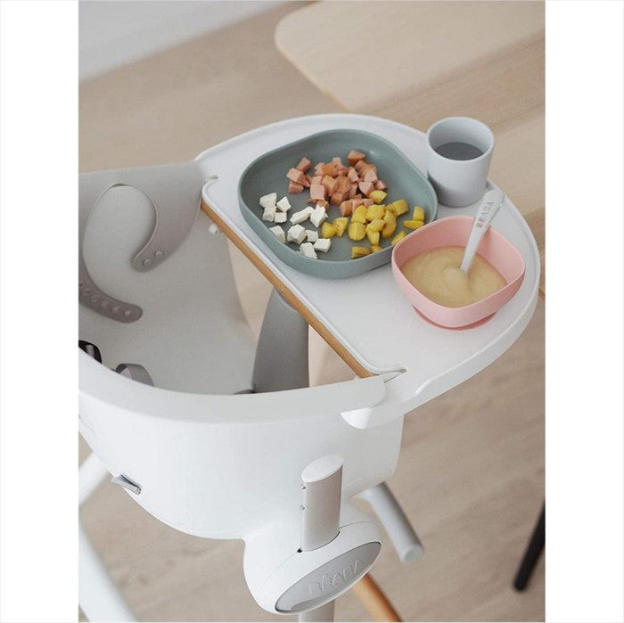 BEABA Silicone Meal Set 4 pcs 128611 Eucalyptus Alat Makan Anak