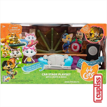 Rainbow 44 Cats 34172 Car Stage Milady Playset Lights Music