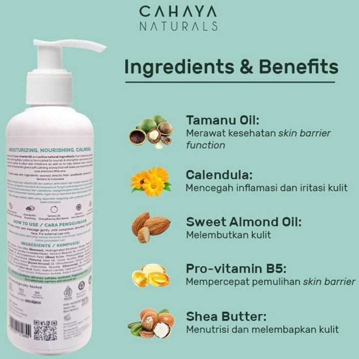 Cahaya Naturals Calming Baby Lotion 225ml