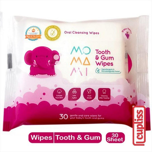 MoMaMi Tooth and Gum Wipes 30s Tisue Basah Bayi 136325 30 s