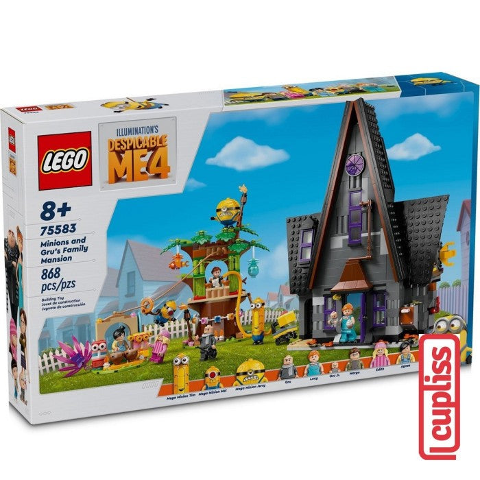 LEGO Minions 75583 Minion and Gru Family Mansion