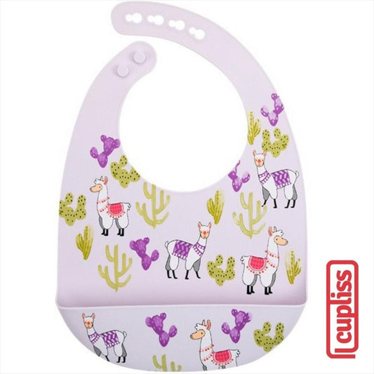 NUBY Silicone Bib 128807 Peruvian Pals Celemek Bayi