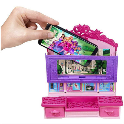 BARBIE CDY64 Vanity Set Doll Princess Power Superhero Boneka Anak