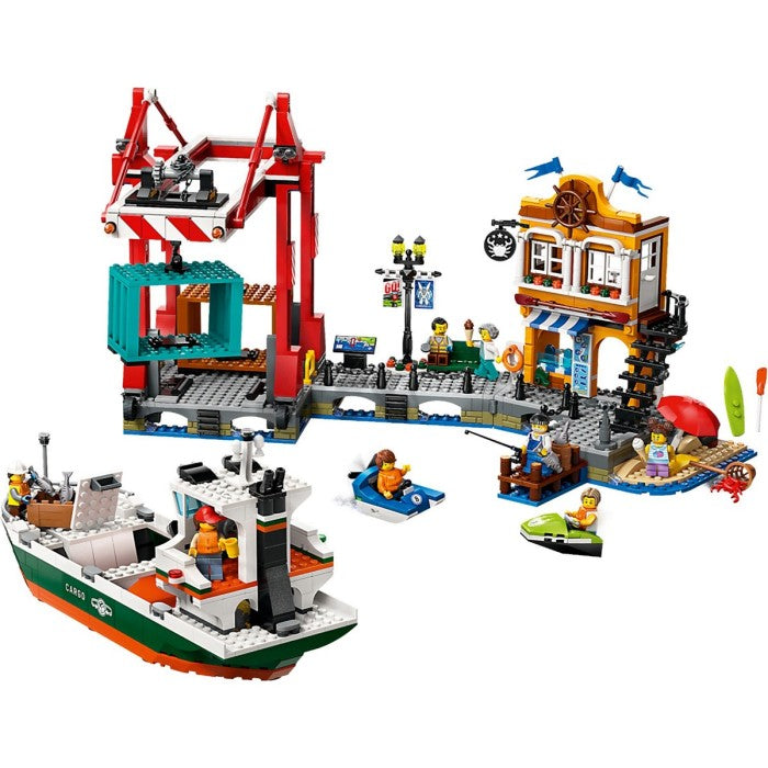 LEGO City 60422 Seaside Harbour with Cargo Ship