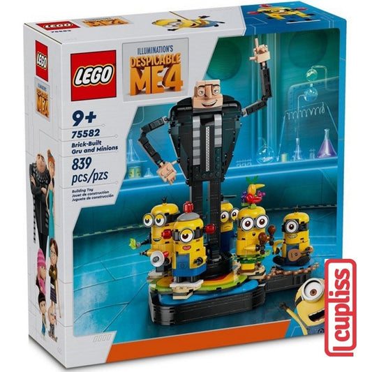 LEGO Minions 75582 Brick-Built Gru and Minion