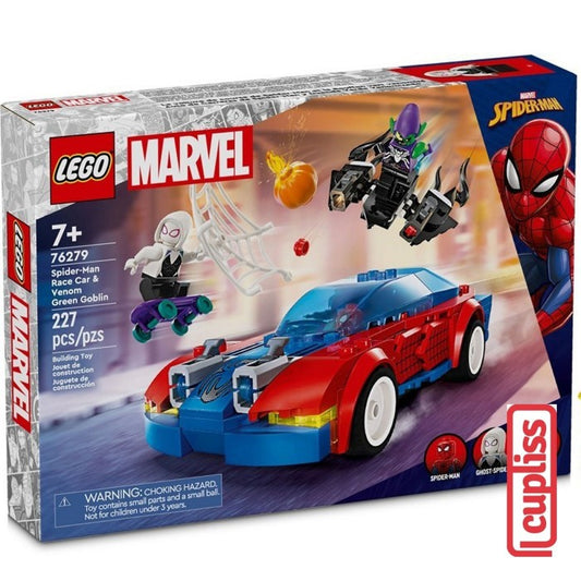 LEGO Superheroes 76279 Spider-Man Race Car n Venom Green Goblin