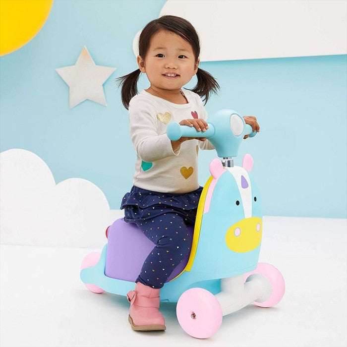 Skip Hop Zoo Ride On 3in1 822810 Unicorn SkipHop Scooter Anak