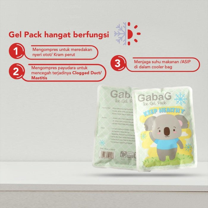 Gabag Ice Gel Pack 500ml Koala 500gr