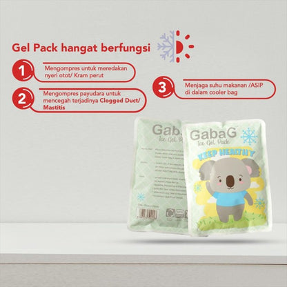 Gabag Ice Gel Pack 500ml Koala 500gr