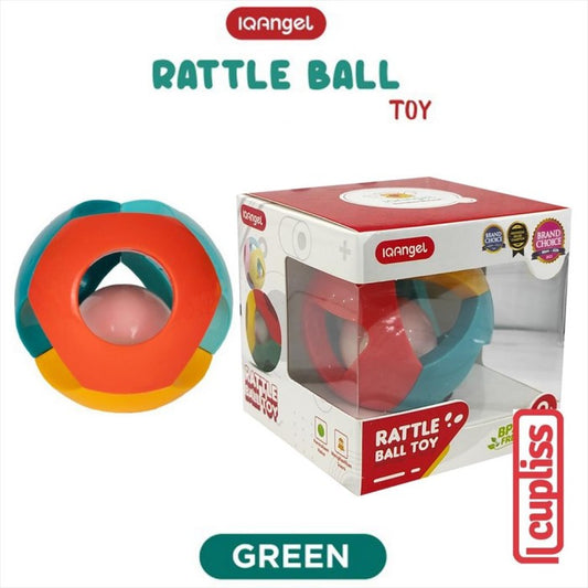 IQANGEL Rattle Ball Toy Mainan Bola Kerincingan Bayi IQ Angel Green
