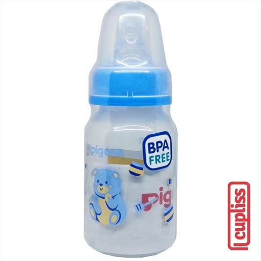 PIGEON Bottle PP RP Slim Neck Peristaltic 120 ml Blue Cap Botol Susu