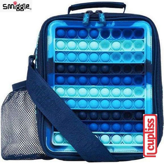 SMIGGLE LunchBox 449196 Popit Poppies w Strap Lunch Box