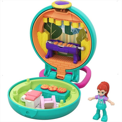 Polly Pocket GKJ39 Tiny Compact Barbeque GKJ43
