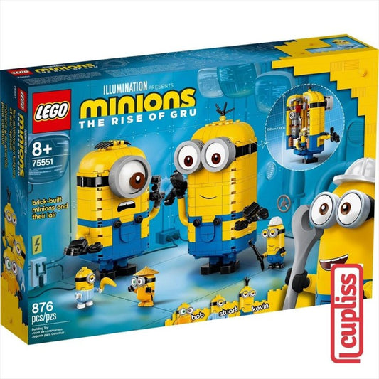 LEGO Minions 75551 Brick-built Minions and their Lair
