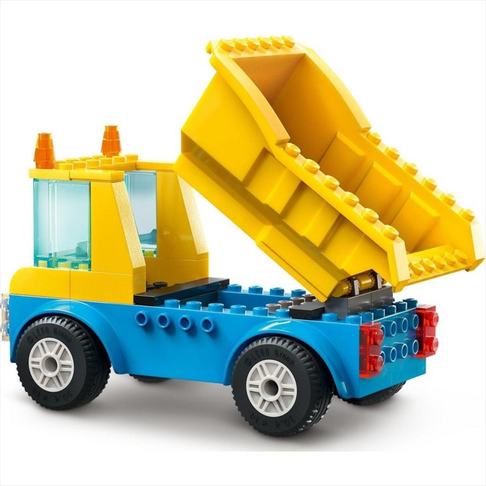 LEGO City 60391 Construction Trucks and Wrecking Ball Crane