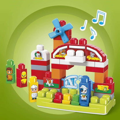 Fisher Price GCT50 Mega Bloks Musical Farm First Builders