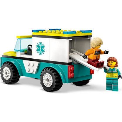 LEGO City 60403 Emergency Ambulance and Snowboarder