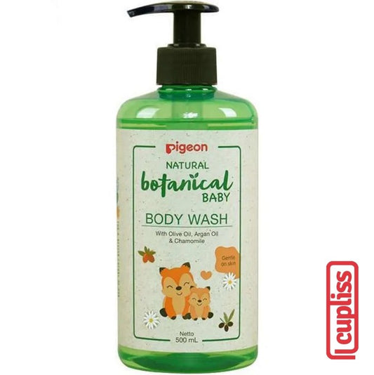 PIGEON Botanical Baby 500ml Body Wash Pump Sabun Bayi
