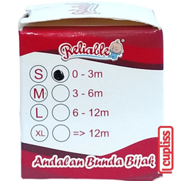 Reliable Dot Botol Susu Bayi Peristaltic isi 1pcs Kotak Satuan 8854