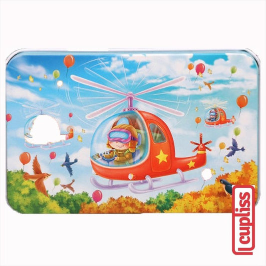 Jigsaw Puzzle Kayu 60 pcs Helikopter Mainan Edukasi Anak