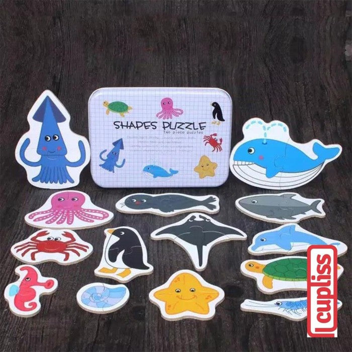 Shapes Puzzle Sea Mainan Edukasi Anak