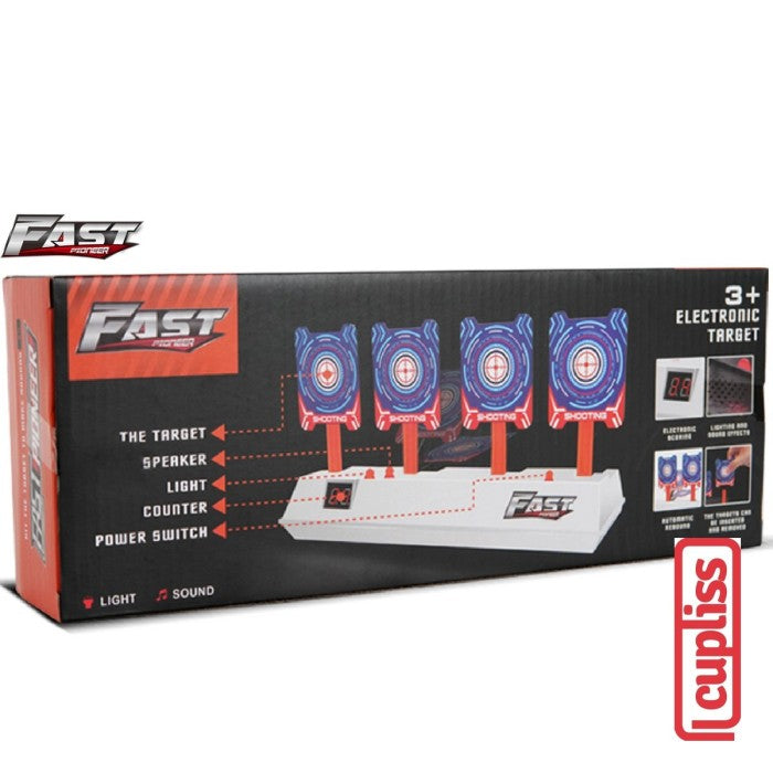 FAST Pioneer Electric Shooting Target BT350 Light Sound Papan Target Mainan