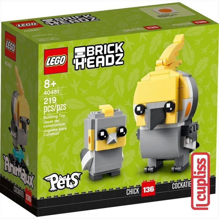 BAD BOX LEGO Brickheadz 40481 Cockatiel