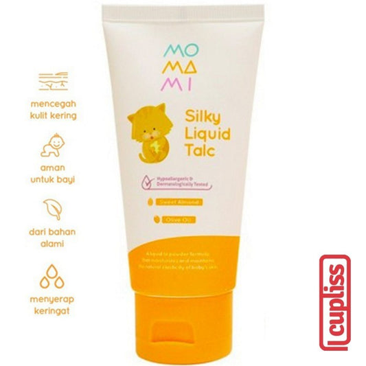 MoMaMi Silky Liquid Talc 70ml Bedak Cair Bayi 132134