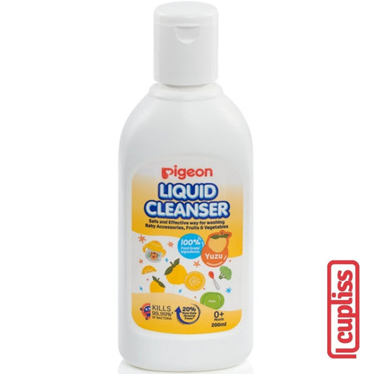 PIGEON Liquid Cleanser Yuzu 200ml Bottle Sabun Cuci Botol Bayi