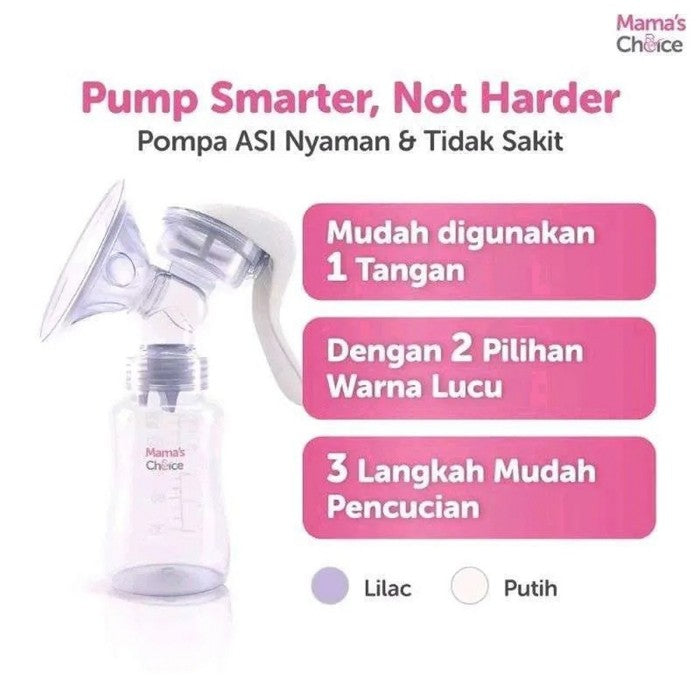 Mama Mama's Choice Single Handy Manual Breast Pump Pompa ASI